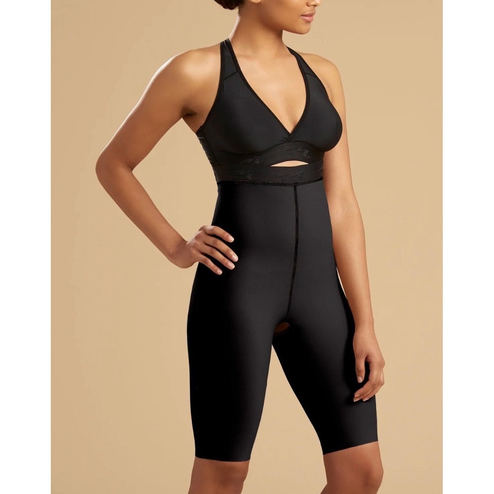 Marena Recovery High-Waist Zipperless Girdle LGS2 Black Medium Short-Length